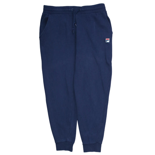 Mens UK Size M FILA Regular Fit Jogger Blue Trousers