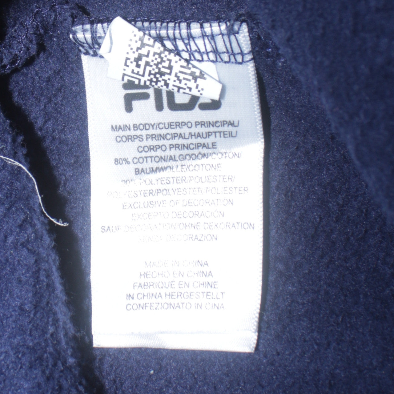 Mens UK Size M FILA Regular Fit Jogger Blue Trousers