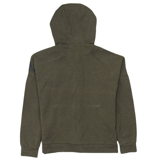 Boys UK Size 11-12 Years adidas Green Full Zip Hoodie