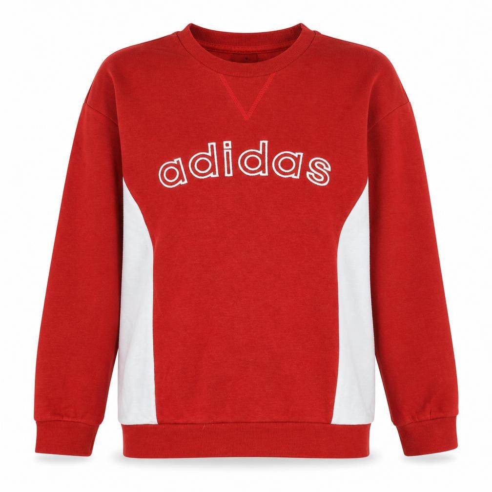 Womens UK Size 16 adidas Red Pullover Sweatshirt
