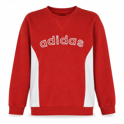 Womens UK Size 16 adidas Red Pullover Sweatshirt