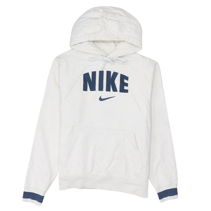 Womens UK Size S Nike White Pullover Hoodie