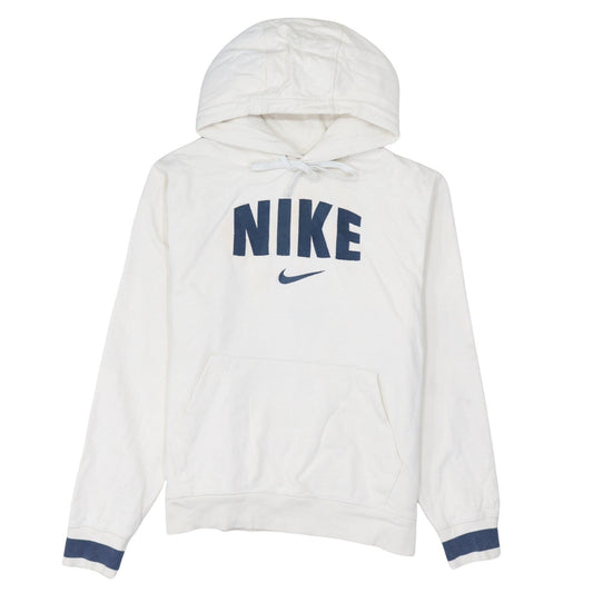 Womens UK Size S Nike White Pullover Hoodie