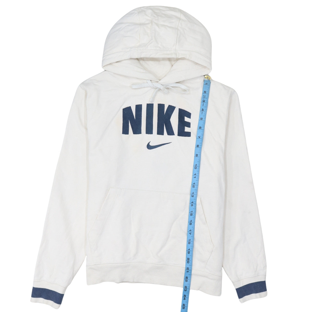 Womens UK Size S Nike White Pullover Hoodie