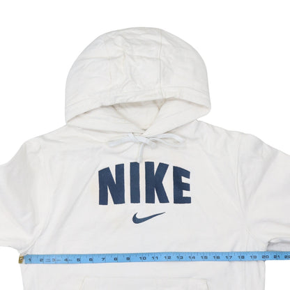 Womens UK Size S Nike White Pullover Hoodie
