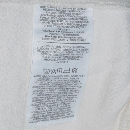Womens UK Size S Nike White Pullover Hoodie