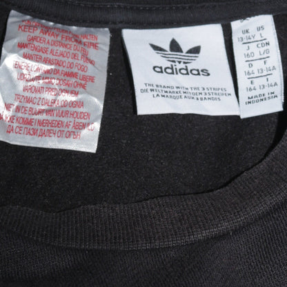Boys UK Size 13-14 Years adidas Black Pullover Sweatshirt