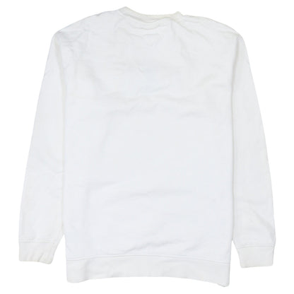 Mens UK Size M Tommy Jeans White Pullover Sweatshirt