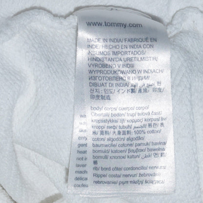 Mens UK Size M Tommy Jeans White Pullover Sweatshirt
