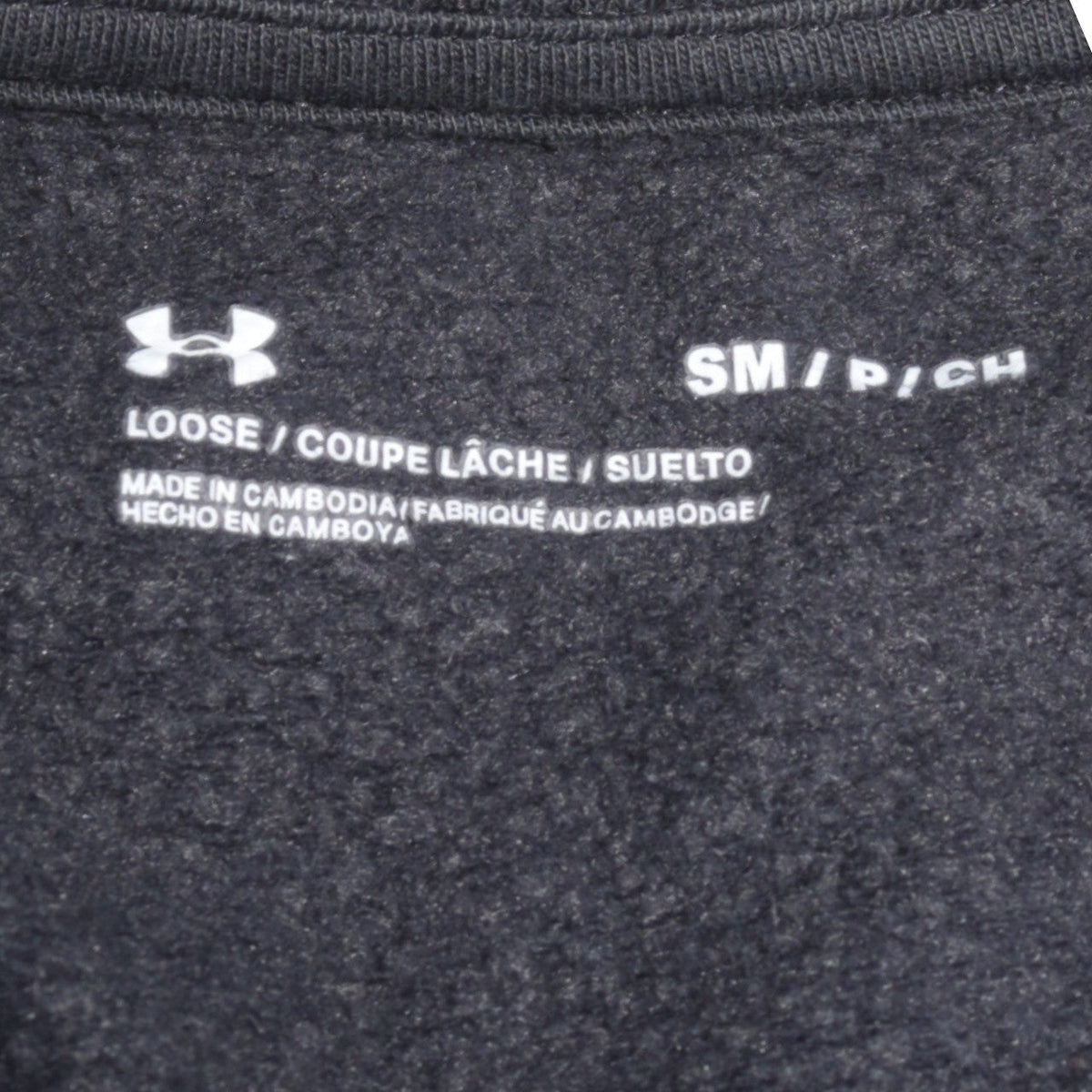 Mens UK Size S Under armour Black Pullover Sweatshirt