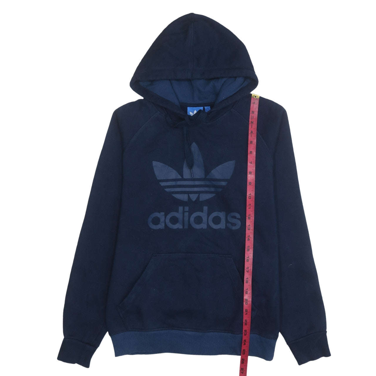 Mens UK Size S adidas Blue Pullover Hoodie