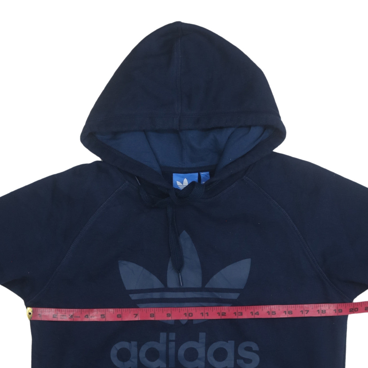 Mens UK Size S adidas Blue Pullover Hoodie