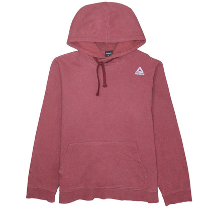 Mens UK Size L Reebok Red Pullover Hoodie