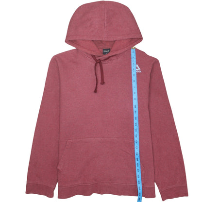 Mens UK Size L Reebok Red Pullover Hoodie