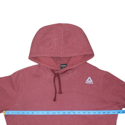 Mens UK Size L Reebok Red Pullover Hoodie