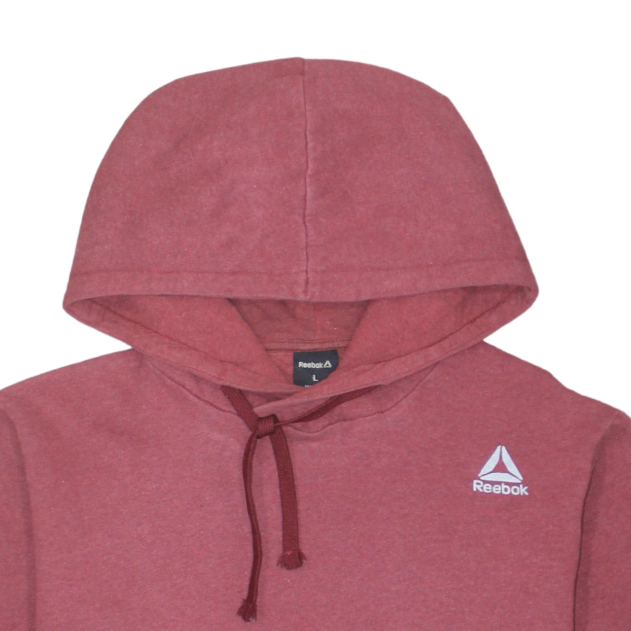 Mens UK Size L Reebok Red Pullover Hoodie