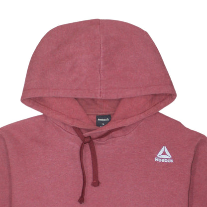 Mens UK Size L Reebok Red Pullover Hoodie