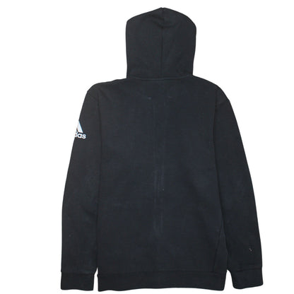 Mens UK Size L adidas Black Full Zip Hoodie
