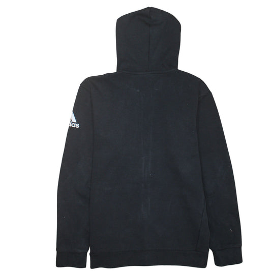 Mens UK Size L adidas Black Full Zip Hoodie