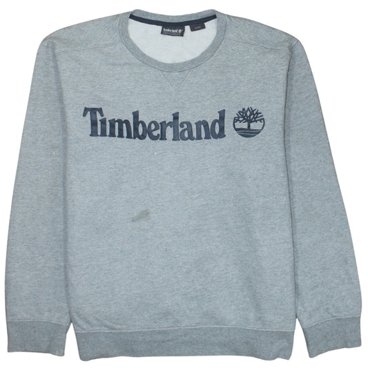 Mens UK Size XL Timberland Grey Pullover Sweatshirt
