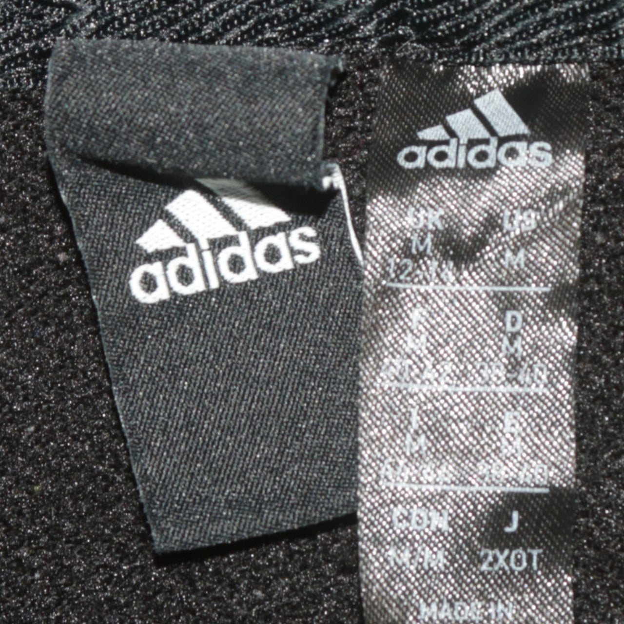 Womens UK Size M adidas Black Full Zip Hoodie
