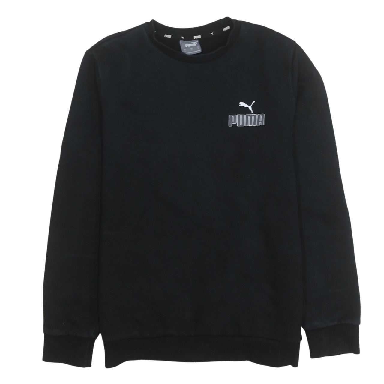 Womens UK Size S PUMA Black Pullover Sweatshirt