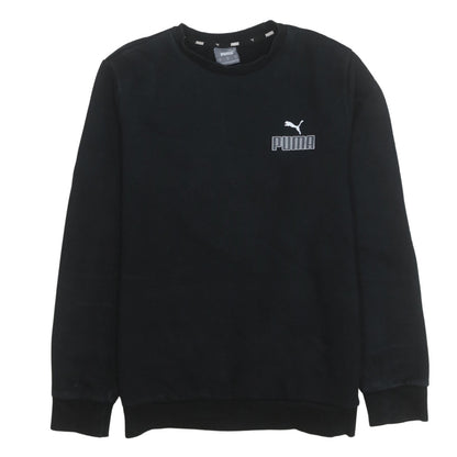 Womens UK Size S PUMA Black Pullover Sweatshirt