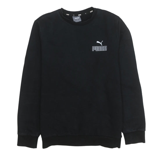 Womens UK Size S PUMA Black Pullover Sweatshirt