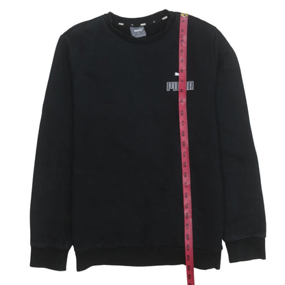 Womens UK Size S PUMA Black Pullover Sweatshirt
