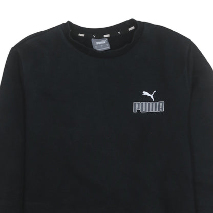 Womens UK Size S PUMA Black Pullover Sweatshirt