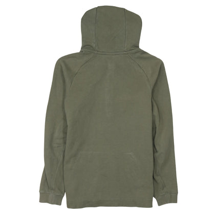 Mens UK Size M Nike Green 1/2 Zip Hoodie
