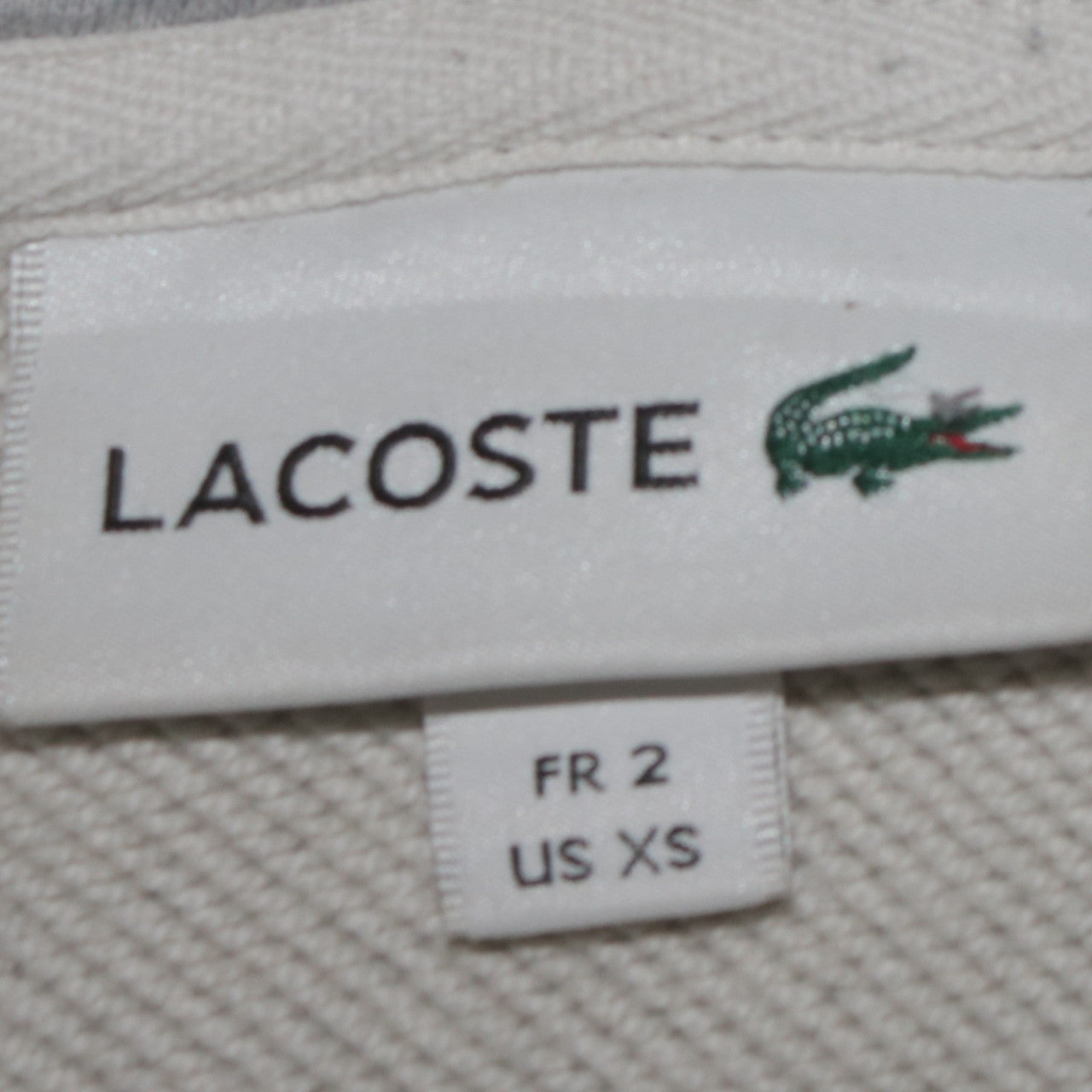 Mens UK Size XS Lacoste Grey Pullover Hoodie