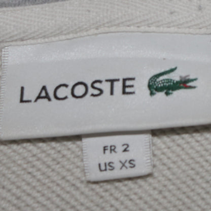 Mens UK Size XS Lacoste Grey Pullover Hoodie
