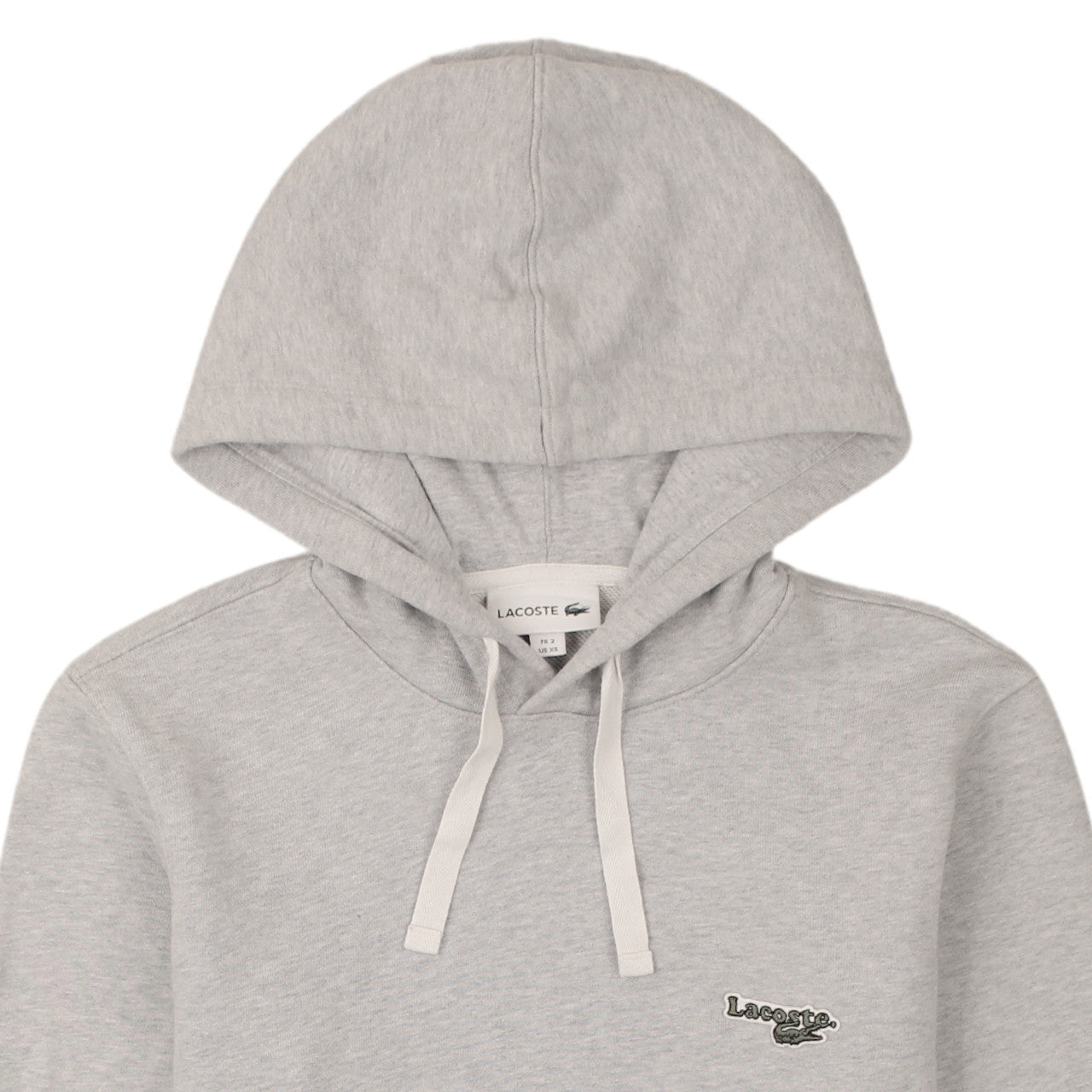 Mens UK Size XS Lacoste Grey Pullover Hoodie
