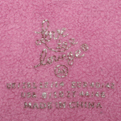 Love to Lounge Women's Pink Fleece Sleep Queen Long Sleeve Pyjama Top M 12/14
