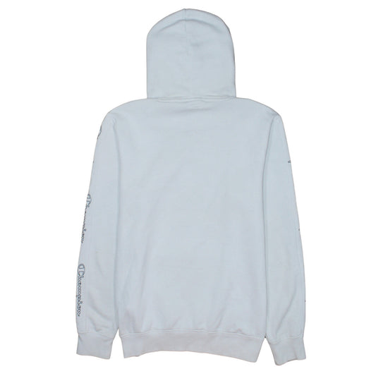 Mens UK Size S Champion White Pullover Hoodie