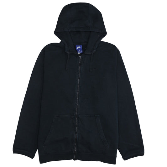 Mens UK Size XL Nike Black Full Zip Hoodie