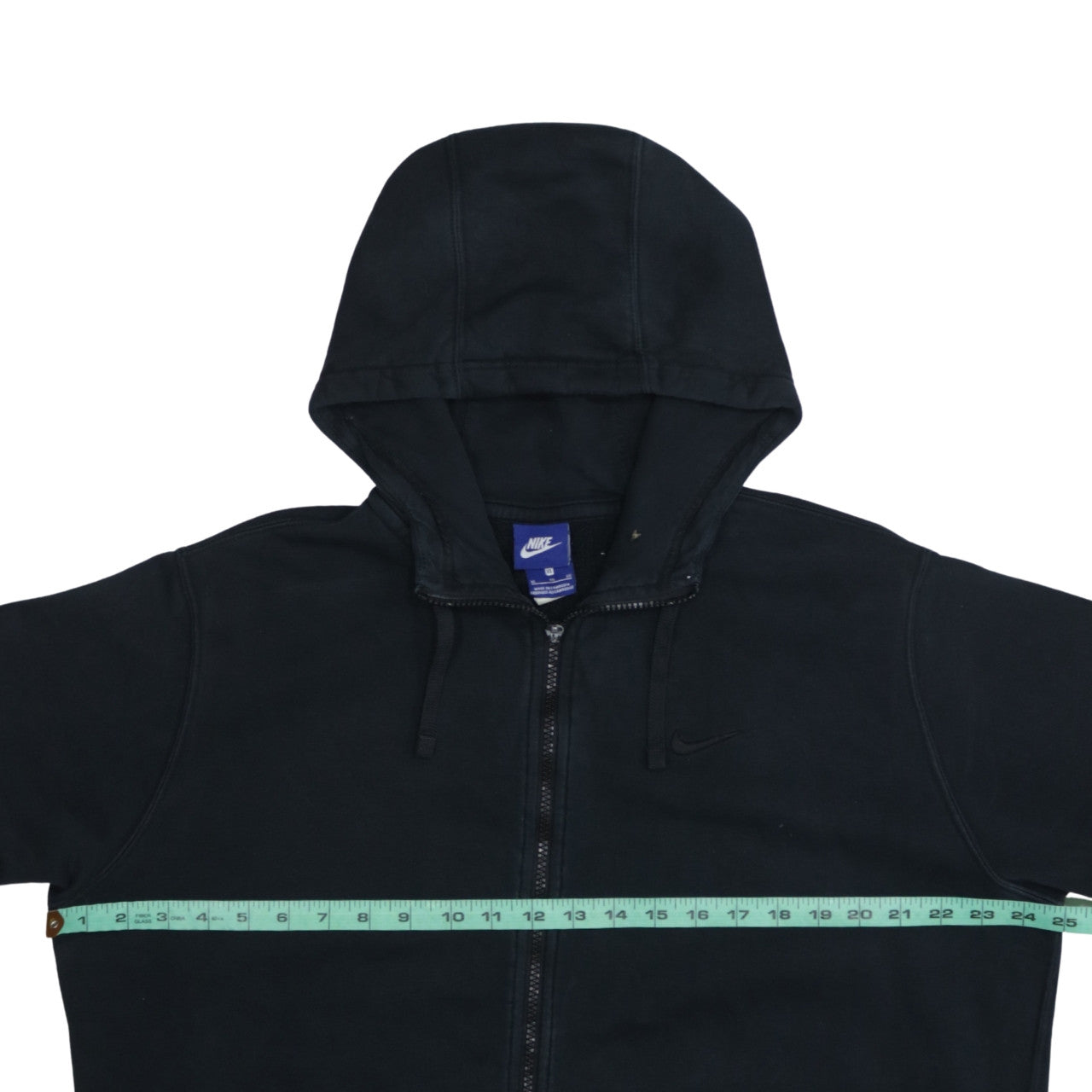 Mens UK Size XL Nike Black Full Zip Hoodie