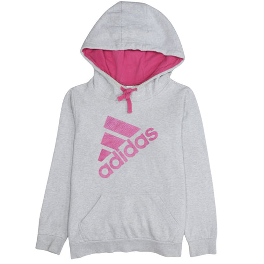 Womens UK Size L adidas Grey Pullover Hoodie