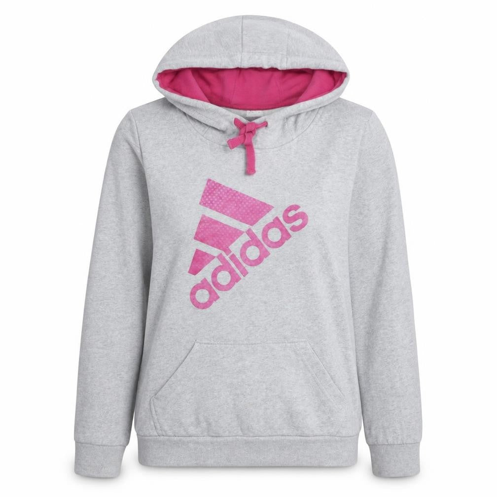 Womens UK Size L adidas Grey Pullover Hoodie
