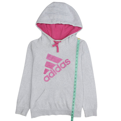 Womens UK Size L adidas Grey Pullover Hoodie