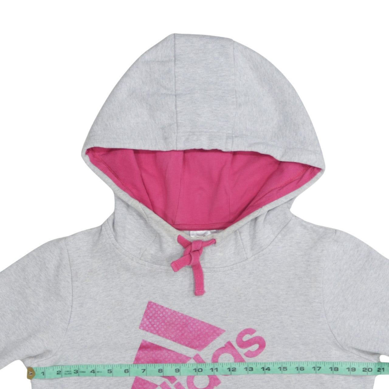 Womens UK Size L adidas Grey Pullover Hoodie