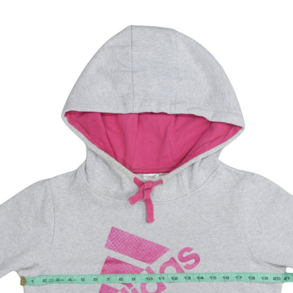 Womens UK Size L adidas Grey Pullover Hoodie