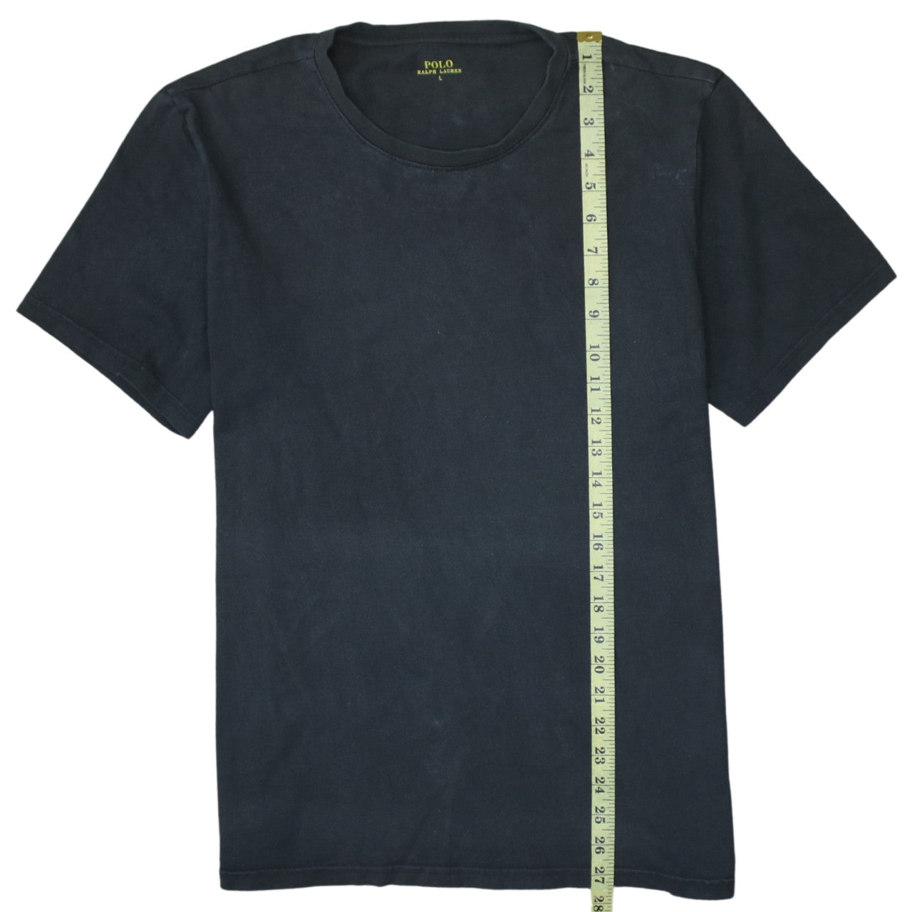 Ralph Lauren Men's Black Cotton Crew Neck Short Sleeve T-Shirt Size L
