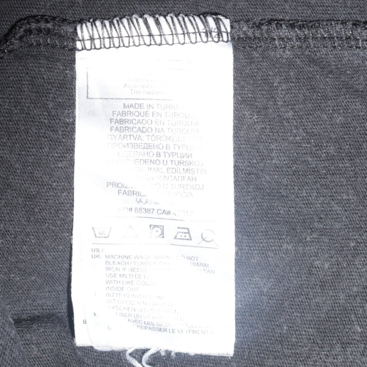 Mens UK Size S adidas Black  T-Shirt