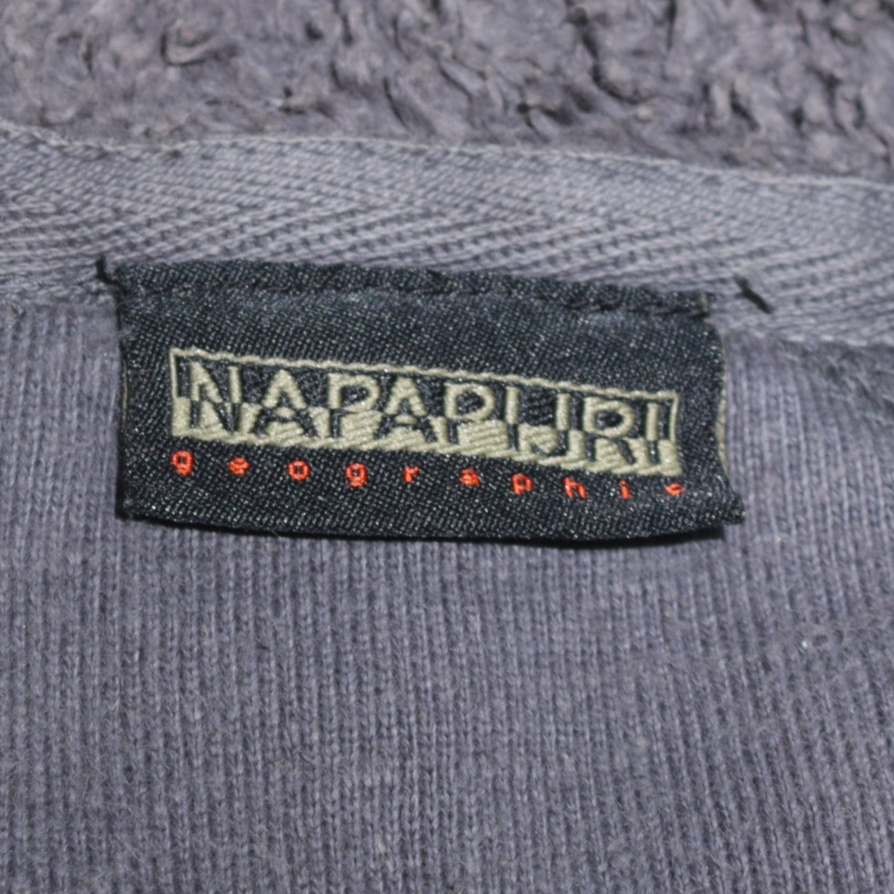 Mens UK Size M Napapijri Blue Full Zip Sweatshirt