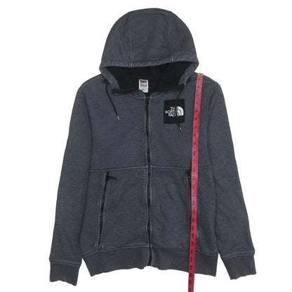 Mens UK Size M The North Face Grey Full Zip Hoodie