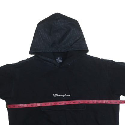 Mens UK Size XL Champion Black Pullover Hoodie