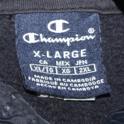 Mens UK Size XL Champion Black Pullover Hoodie