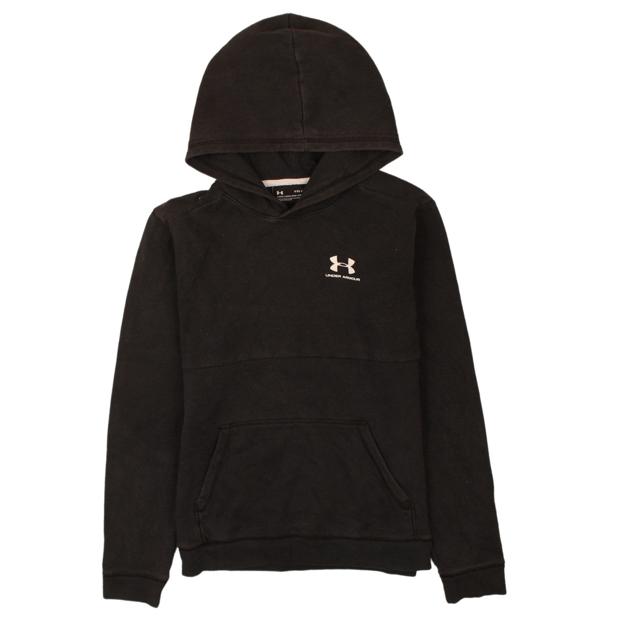 Boys UK Size XL Under armour Black Pullover Hoodie